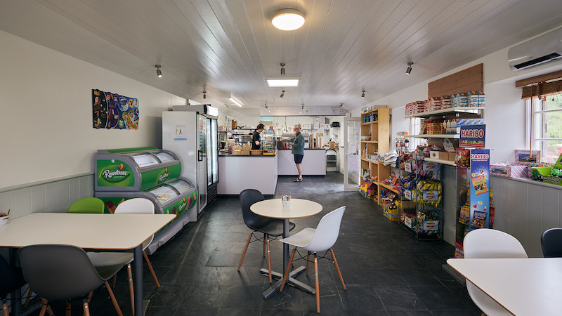 Sandymouth cafe interior